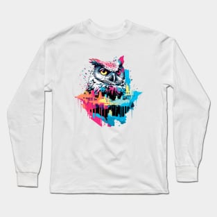 Owl Bird Animal Freedom World Wildlife Beauty Adventure Long Sleeve T-Shirt